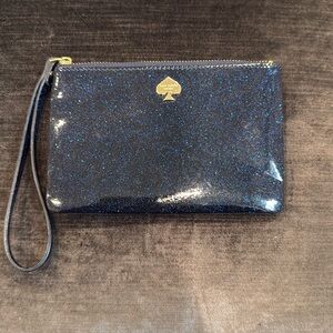 Midnight Blue Sparkly Kate Spade Wristlet